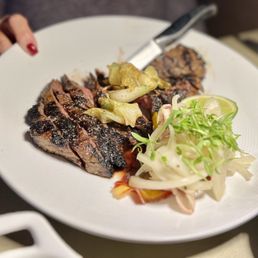 Toro Bravo signature dishes Queso Asado Al HornoPapas BravasPrime Skirt Steak